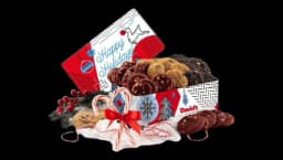 Happy Holidays Christmas Cookies Gift Box