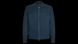 Secondskin Bomber Jacket - Teal Blue