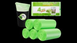Small Trash Bags 4 Gallon 200 Bags
