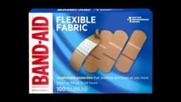 Flexible Fabric Sterile Adhesive Bandages 100 Count