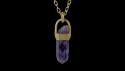Talisman Amethyst Necklace - Purple