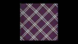 Silk Check Scarf - Purple