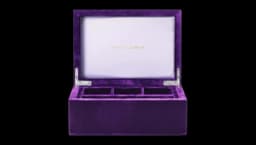 Tresor Grande Jewellery Box - Purple