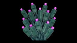 Lighting 5mm Purple LED Christmas Lights