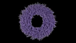 Lavender Artificial Floral Spring Wreath 28" Unlit