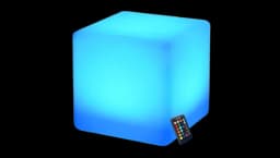 16" Rechargeable LED Cube RGB