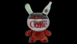 Diet Coke 8" Resin Dunny Art Figure - Limited Edition