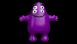 Grimace Figure - Purple