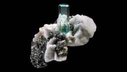 Fine Aquamarine Crystal Specimen in Matrix