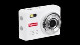 Digital Camera Keychain - White