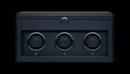 The Earth Triple Watch Winder - Midnight Blue