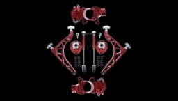 Steering Lock Kit BMW E81/E82/E87/E88 E90/E91/E92/E93 - Red