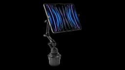 Premium Cup Holder Tablet Mount - Black