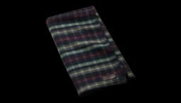 Georgia Plaid Throw - Navy Blue