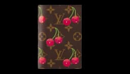 Cherry Passport Cover - Brown Monogram