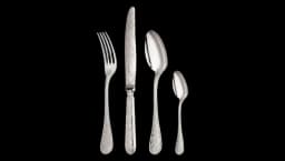 Jardin d'Eden 24-Piece Flatware Set (Six-Person Setting) - Silver