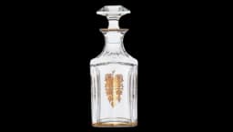 Harcourt Empire Whiskey Decanter - Clear/Gold