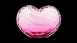 Heart 10 cm - Pink