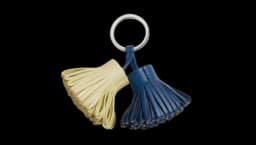 Carmen Uno-Dos Key Ring - Bleu Tie/Jaune Milton