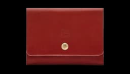 Alberese Wallet In Leather - Red