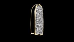 Crystal-Embellished Rouge G Lipstick Case - Le Strasse