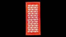 Citroën Les Chevrons Beach Towel - Red/White
