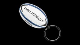 Logo Rugby Ball Keyring
