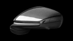 Side Mirror Caps Carbon Fiber Porsche Taycan LHD Version - Gloss