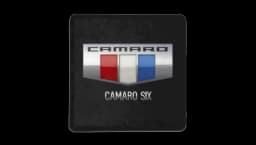 Camaro Six Coaster - Black