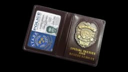 RE Biohazard S.T.A.R.S RPD Wallet Leon ID Holder