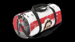 World War Z Duffle Bag - Black/White/Red