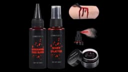 Halloween Fake Blood Makeup Kit Pack Of 3