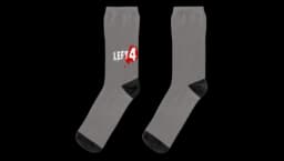 L4D 2 Logo Socks - Gray/Black