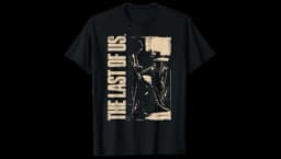 Ellie with Guitar Edgy T-Shirt - Black