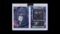 Zay Flowers 2023 Panini Spectra Laundry Tag Booklet Rookie Card