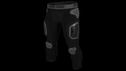 Hyperstrong Hardplate 7pcs 3/4 Padded Tights - Black
