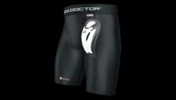Core Compression Short with Bio Flex Cup - Black