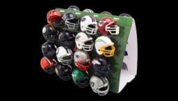 32 Piece NFL Helmet Tracker Set Gumball Size Helmets 2023