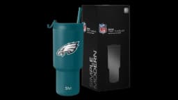 Tumbler with Flip Lid and Straw Lid 887ml - Green