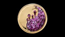 Detox Glitter Coin - Sterling Silver