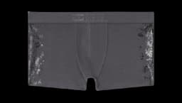 Damien-Gft Sequin Boxer Briefs - Grey