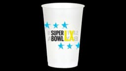 NFL Super Bowl LX 2026 Disposable Plastic Cups 24 Count