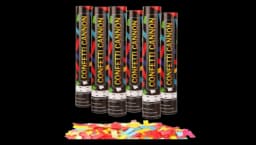 Confetti Cannon 6 Pack - Multicolor
