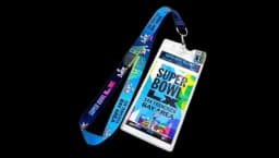 Super Bowl LX 60 Detachable Lanyard & Ticket Holder Set