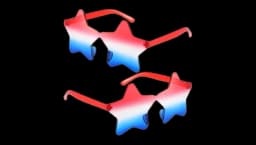 USA Patriotic Star Sunglasses Set Of 2