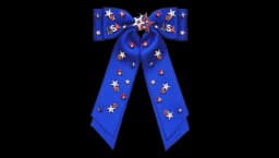 USA Patriotic Bow Clips