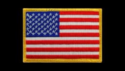 American Flag Embroidered Patch