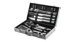 18 Pcs Stainless Steel BBQ Accessories Tool Set
