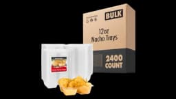 Plastic Nacho Trays (2400 Pack)
