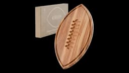 Football Shaped Acacia Wood Cutting Board
